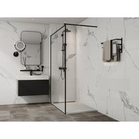 Aufsatz- oder Einbauduschtasse - Kunstharz - mit Siphon - Weiß - 140 x 80 cm - LYROSA von Vente-unique