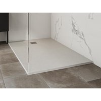 Aufsatz- oder Einbauduschtasse - Kunstharz - mit Siphon - Weiß - 140 x 90 cm - MIRNOSA Aufsatz- oder Einbauduschtasse - Kunstharz - mit Siphon - Weiß - 140 x 90 cm - MIRNOSA von Vente-unique