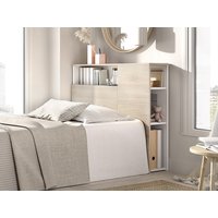 Bett-Kopfteil - 90 cm - Holzfarben & Weiß - LEANDRE von Vente-unique