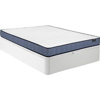 Bett mit Bettkasten - 140 x 190 cm - Weiß - Taschenfederkernmatratze - Höhe 19 cm - DAYNI von YSMÉE Bett mit Bettkasten - 140 x 190 cm - Weiß - Taschenfederkernmatratze - Höhe 19 cm - DAYNI von YSMÉE von Vente-unique