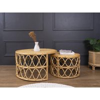 Couchtisch - Rattan - Naturfarben - RONITA von Vente-unique