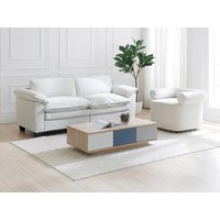 Couchtisch mit 3 Schubladen & 1 Ablagefach - Mehrfarbig - FILUTIA von Vente-unique