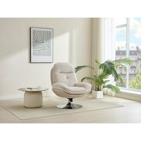 Drehsessel - Strukturstoff - Beige - ILMACA Drehsessel - Strukturstoff - Beige - ILMACA von Vente-unique