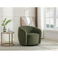 Drehsessel - Strukturstoff - Khaki - VEREIDE von Vente-unique