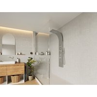 Duschsäule mit Hydromassage - Silberfarben - 20 x 150 cm - TYRA Duschsäule mit Hydromassage - Silberfarben - 20 x 150 cm - TYRA von Vente-unique