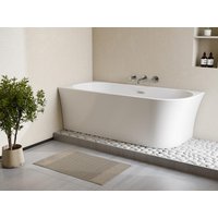 Eckbadewanne - 201 L - 150 x 75 x 59 cm - Acryl - Weiß - Ecke links - PONTICOLA von Vente-unique