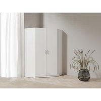 Eckkleiderschrank mit 2 Türen - 117 cm - Weiß - BELOMY von Vente-unique