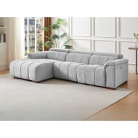 Eckrelaxsofa elektrisch - Ecke links - Stoff - Hellgrau - MOLPICA Eckrelaxsofa elektrisch - Ecke links - Stoff - Hellgrau - MOLPICA von Vente-unique