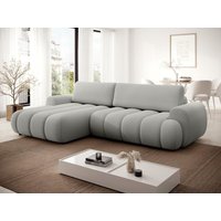 Ecksofa mit Schlaffunktion - Ecke links - Stoff - Hellgrau - FRIDORA Ecksofa mit Schlaffunktion - Ecke links - Stoff - Hellgrau - FRIDORA von Vente-unique