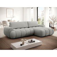 Ecksofa mit Schlaffunktion - Ecke rechts - Stoff - Hellgrau - FRIDORA Ecksofa mit Schlaffunktion - Ecke rechts - Stoff - Hellgrau - FRIDORA von Vente-unique
