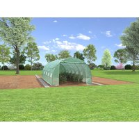 Ersatzabdeckung für Foliengewächshaus 18m² - 600 x 300 x 200 cm - IPOMEA von Vente-unique
