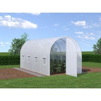 Ersatzabdeckung für Tunnelgewächshaus mit Tür - 9 m² - 450 x 200 x 200 cm - ALOCASIA von Vente-unique