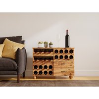 Flaschenregal - Tannenholz & MDF - 90 x 32 x 69 cm - Holzfarben - RIOJA Flaschenregal - Tannenholz & MDF - 90 x 32 x 69 cm - Holzfarben - RIOJA von Vente-unique