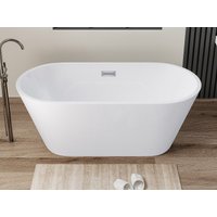 Freistehende Badewanne Design - 201 L - 150 x 70 x 85 cm - Weiß - TWIGGY Freistehende Badewanne Design - 201 L - 150 x 70 x 85 cm - Weiß - TWIGGY von Vente-unique