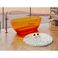 Freistehende Badewanne durchsichtig - 292 l - 160 x 72 x 56 cm - Orange - Harz - SPAVO Freistehende Badewanne durchsichtig - 292 l - 160 x 72 x 56 cm - Orange - Harz - SPAVO von Vente-unique
