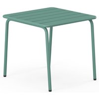 Garten-Beistelltisch quadratisch - Metall - Mandelgrün - MIRMANDE von MYLIA von Vente-unique