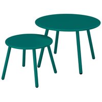Garten-Beistelltische - Metall - Blau - MIRMANDE von MYLIA von Vente-unique