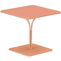 Gartentisch - L. 80 cm - Metall - Hellorange - MIRMANDE von MYLIA von Vente-unique