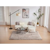 Hochflorteppich - 160 x 230 cm - Taupe - ARDELA von Vente-unique