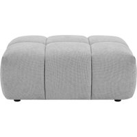 Hocker - Strukturstoff - Hellgrau APOLIU von Vente-unique