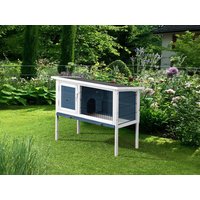 Kaninchen- und Nagerstall aus Holz auf Füßen - 91 x 45 x 70 cm - Blau & Weiß - LAPIUS von Vente-unique