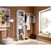 Kleiderschranksystem mit Wandgarderobe - 137 cm - Weiß - GAETAN Kleiderschranksystem mit Wandgarderobe - 137 cm - Weiß - GAETAN von Vente-unique