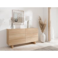 Kommode mit 6 Schubladen - MDF - Holzfarben - LUDIMA von Vente-unique