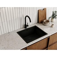 Küchenarmatur - Edelstahl - Schwarz matt - ROMILY von Vente-unique