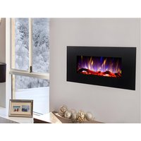 LED-Elektrokamin Wandkamin - Schwarz - CHANDELA LED-Elektrokamin Wandkamin - Schwarz - CHANDELA von Vente-unique