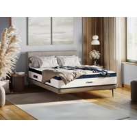 Matratze 180 x 200 cm - Taschenfederkern 5 Zonen - Kühlender Bezug - Höhe 28 cm - KOROVOU von YSMÉE Matratze 180 x 200 cm - Taschenfederkern 5 Zonen - Kühlender Bezug - Höhe 28 cm - KOROVOU von YSMÉE von Vente-unique