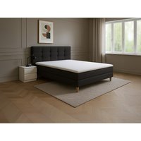 Matratzenauflage 140 x 190 cm - Schaumstoff - Abnehmbarer Bezug - Bambus - Höhe 5 cm - KORAGA von YSMÉE von Vente-unique