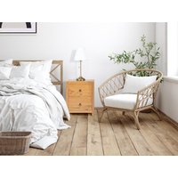 Nachttisch mit 2 Schubladen - Mindiholz - Holzfarben - PILABO Nachttisch mit 2 Schubladen - Mindiholz - Holzfarben - PILABO von Vente-unique