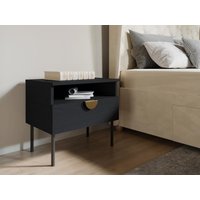 Nachttische mit 1 Schublade 2er-Set - Schwarz - NATANIEL Nachttische mit 1 Schublade 2er-Set - Schwarz - NATANIEL von Vente-unique