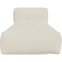 Recamiere - Bouclé-Stoff - Cremeweiß - NOUMARA von Vente-unique