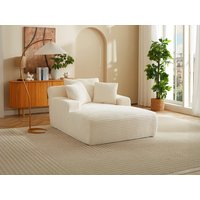 Recamiere - Cord grobe Rippen Beige - DONILIA Recamiere - Cord grobe Rippen Beige - DONILIA von Vente-unique