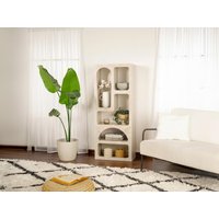 Regal mit 5 Fächern - Marmor-Optik Weiß - LUELA von Vente-unique