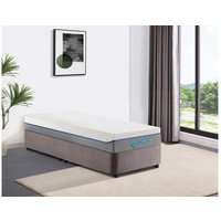 Relaxmatratze - 70 x 190 cm - Memory Schaum - 1 Zone - Härtegrad 2 - Stärke 20 cm - POSEIDON von DREAMEA Relaxmatratze - 70 x 190 cm - Memory Schaum - 1 Zone - Härtegrad 2 - Stärke 20 cm - POSEIDON von DREAMEA von Vente-unique