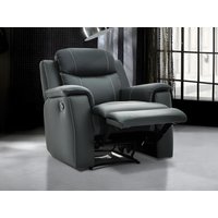 Relaxsessel Fernsehsessel Leder - Anthrazit - EVASION von Vente-unique