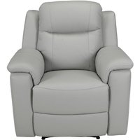 Relaxsessel Fernsehsessel Leder - Hellgrau - EVASION von Vente-unique