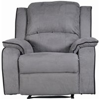 Relaxsessel Fernsehsessel - Microfaser - Grau - HERNANI von Vente-unique