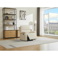 Relaxsessel elektrisch - Cord - Beige - LUNANO von Vente-unique