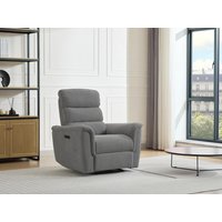 Relaxsessel elektrisch - Stoff - Grau - CARTASIA von Vente-unique