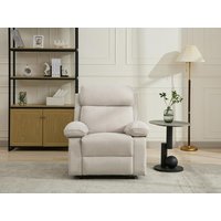 Relaxsessel - melierter Stoff - Beige - LANA von Vente-unique