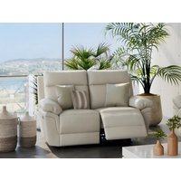 Relaxsofa 2-Sitzer - Büffelleder - Elfenbein - PAKITA von Vente-unique