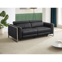 Relaxsofa 3-Sitzer elektrisch - Leder - Schwarz - DAVOLI Relaxsofa 3-Sitzer elektrisch - Leder - Schwarz - DAVOLI von Vente-unique