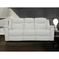 Relaxsofa Leder 3-Sitzer - Elfenbeinfarben - EVASION von Vente-unique