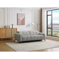 Relaxsofa elektrisch 3-Sitzer - Stoff - Grau - CLODI von Vente-unique