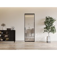 Schiebetür mit Galandage-System - Aluminium & Sicherheitsglas mattiert - 205 cm x 93 cm - LINCI II Schiebetür mit Galandage-System - Aluminium & Sicherheitsglas mattiert - 205 cm x 93 cm - LINCI II von Vente-unique