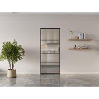 Schiebetür mit Galandage-System - Aluminium & Sicherheitsglas mattiert - 205 x 93 cm - SINCA II Schiebetür mit Galandage-System - Aluminium & Sicherheitsglas mattiert - 205 x 93 cm - SINCA II von Vente-unique
