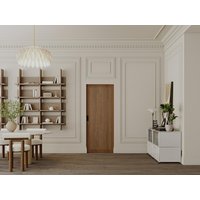 Schiebetür mit Galandage-System - MDF & Holz - Holzfarben dunkel - 205 x 73 cm - SANDORA Schiebetür mit Galandage-System - MDF & Holz - Holzfarben dunkel - 205 x 73 cm - SANDORA von Vente-unique